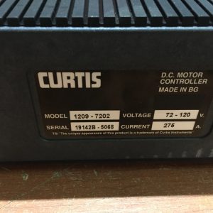 БЛОК УПРАВЛЕНИЯ ДВИГАТЕЛЕМ КУРТИС 1209-7202, Импульсный регулятор Curtis 1209-7202, 4124110, 72-120V 275A
