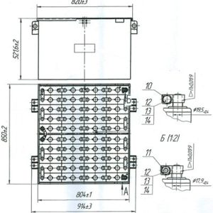 Аккумуляторная батарея 2X40V 4 PzS 280 Ah для тележки ЕТ 3013