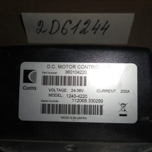 Контроллер Curtis 1243-4220 (24-36V 200А)